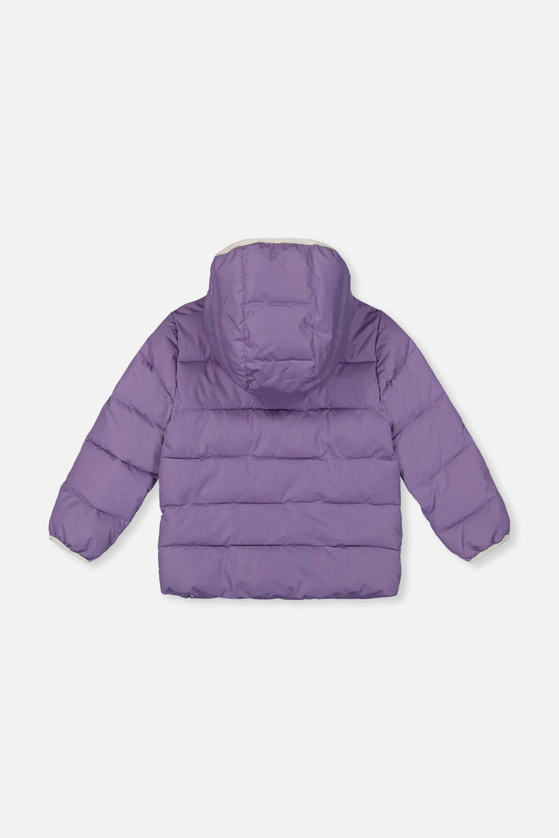 Winter Jacket Adapted For Car Seats Violet