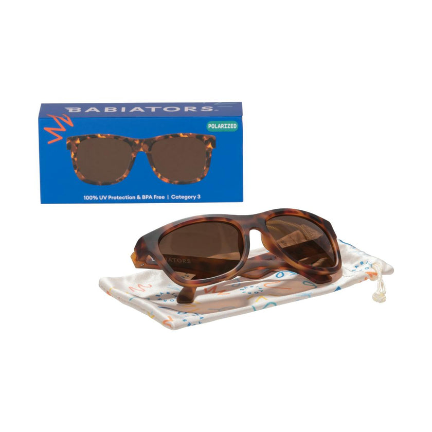 Classic Tortoise Navigator | Amber Polarized Lens