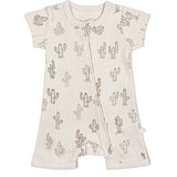 Organic Short Zip Romper