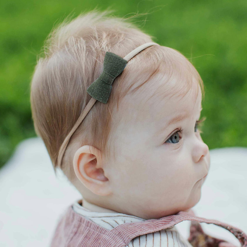 LuluLuvs Itty Bitty Bow Baby Headbands