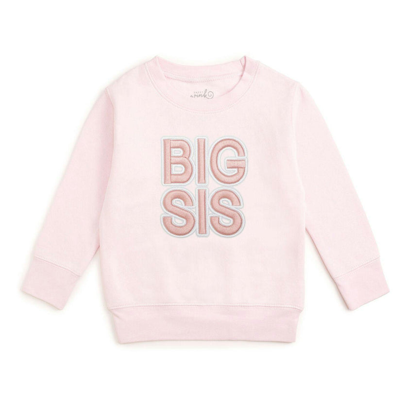 Big Sis Embroidered Patch Sweatshirt