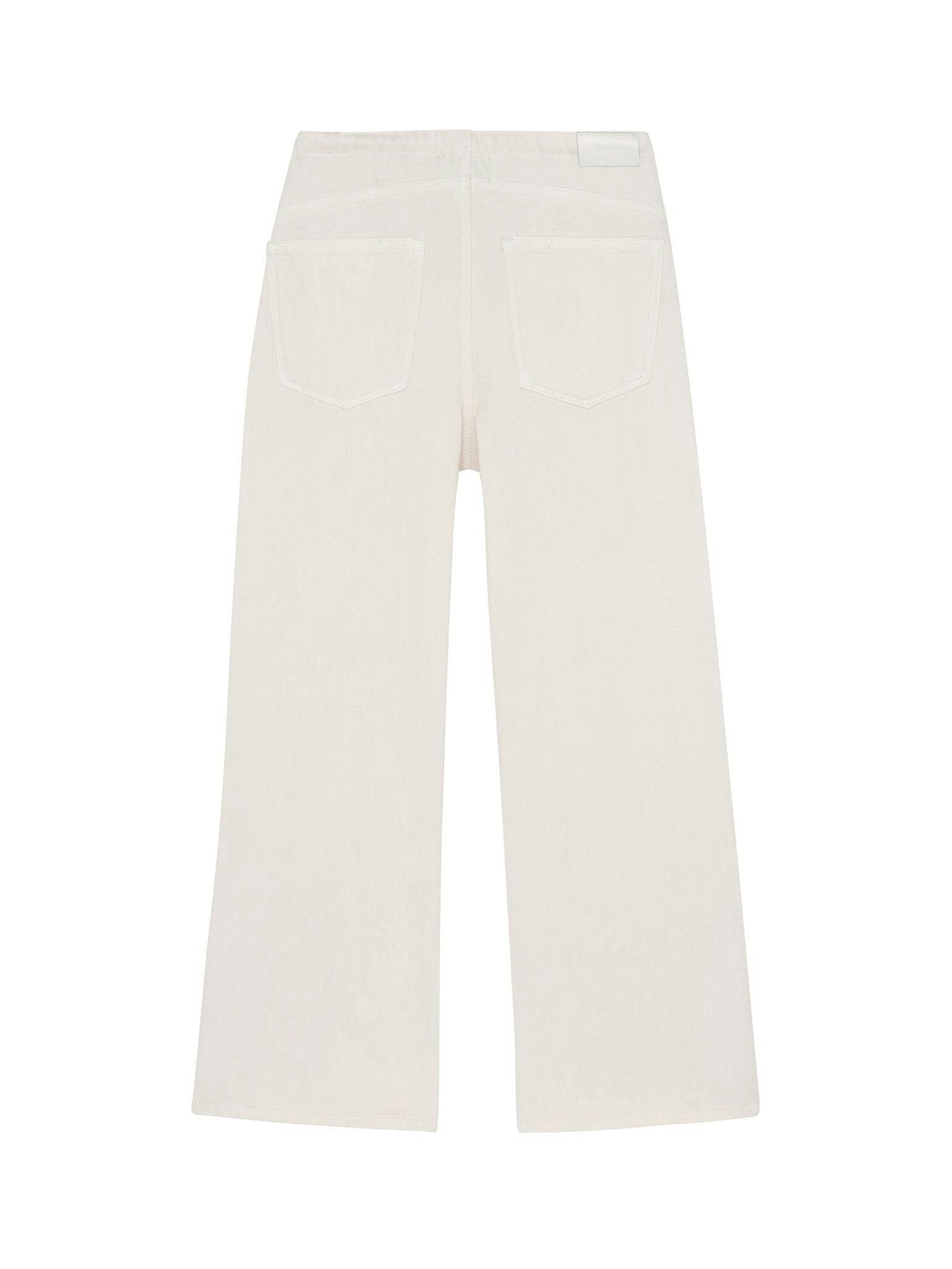Frankie Low-Slung Wide Leg Jeans | Lace Sugar Cookie