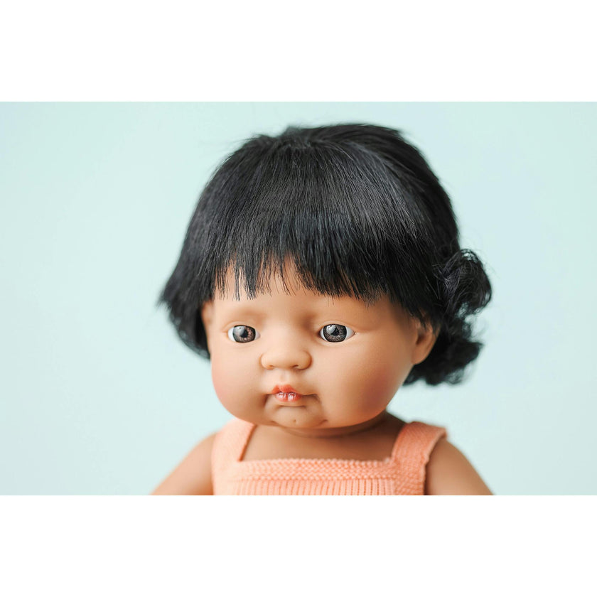 Colourful Edition Collection - Baby Doll Hispanic Girl 15” (salmon rompers)