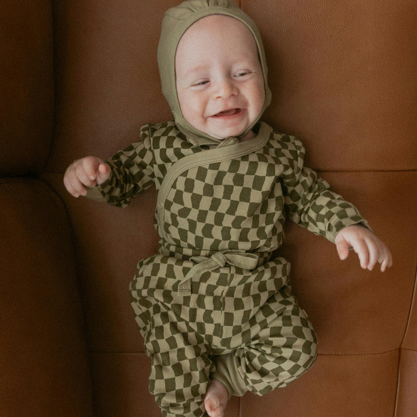 Organic Kimono Onesie & Pants Set