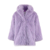 Lavender Haze Faux Fur Coat