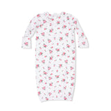 Pink Rosettes - Kimono Gown & Knot Headband