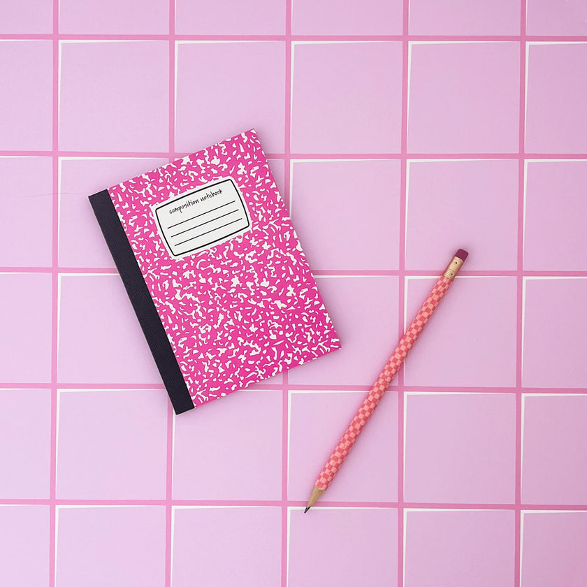 Cerise Mini Composition Notebook