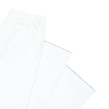 women's white pointelle pajamas set