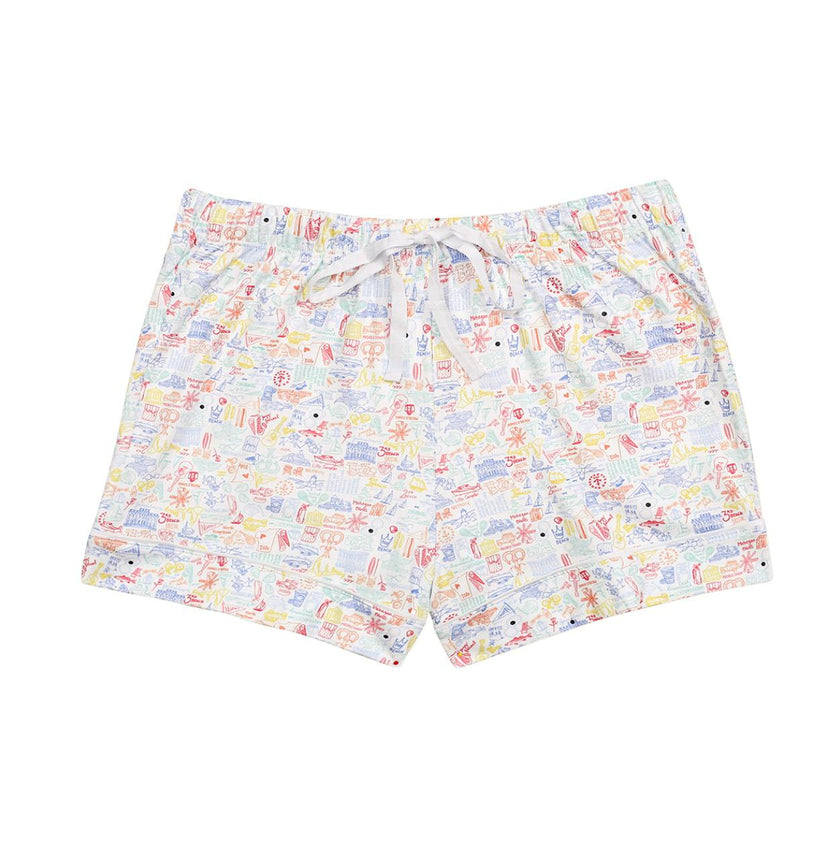 Rhode Island Women’s Button Front Short Pajama Set