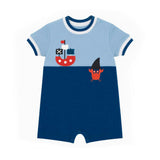 Knit Shortall With Pirate Ship &