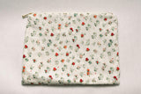 Petite Bouquet Timeless Floral Ruffle Zipper Pouch