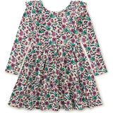 Ruffle Shoulder Ballet Dress, Multi