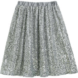 Sequin Bow T-shirt & Skirt Set