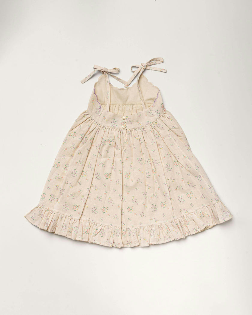 Alena Dress - Painted Bouquet print
