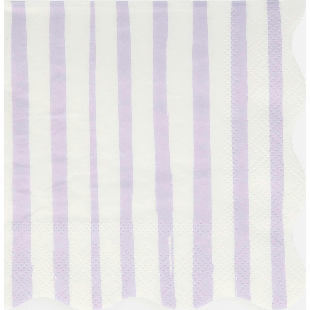 Mixed Stripe Small Napkins