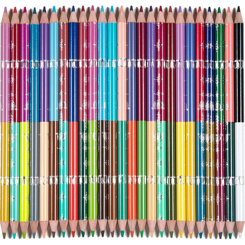 Piece&Love: Double-Sided Colored Pencils - Victoria's - 25pc Set