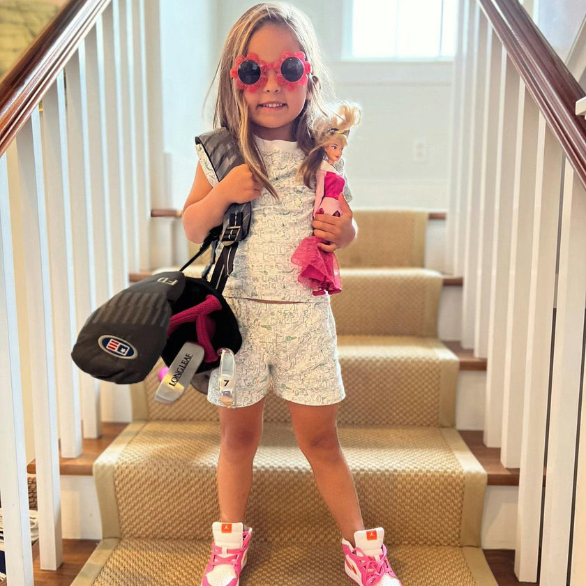 Golf Kids Short Pajama Set