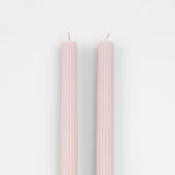 Cotton Candy Pink Table Candles