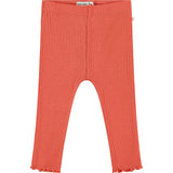 Baby Girl Ruffle Bottom Ribbed Leggings