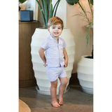Textured Printed Boys 2Pc Set