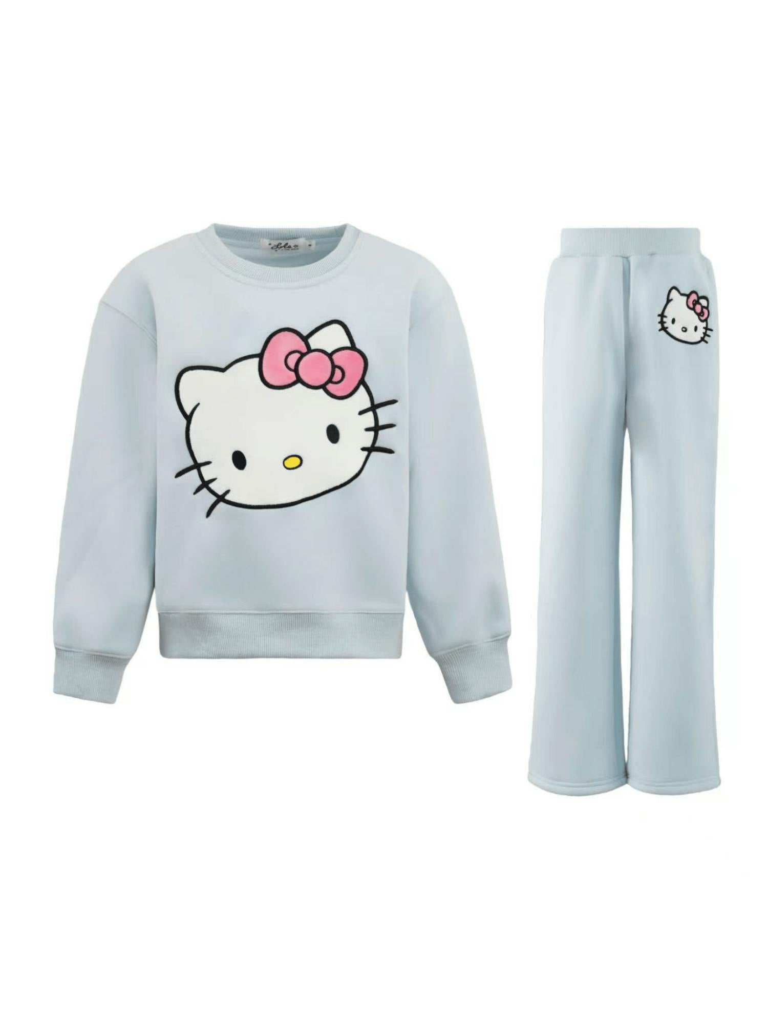 Blue Super Soft Knit Hello Kitty® Set