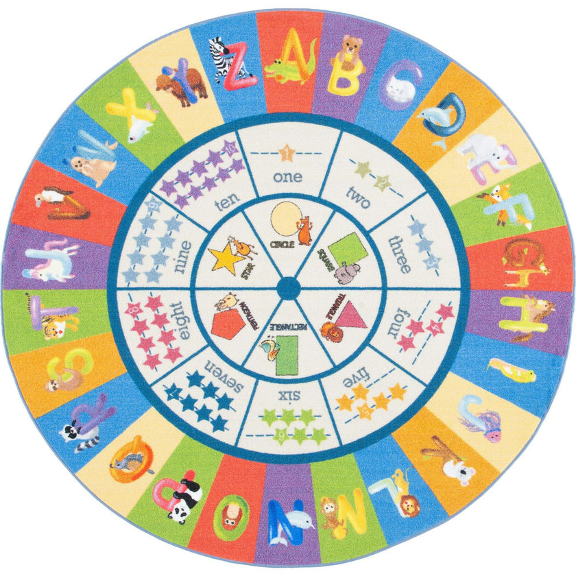 Kids Playhouse Daisy Rug, Beige