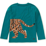Prowl Double Sided Crew Neck Long Sleeve T-Shirt, Green