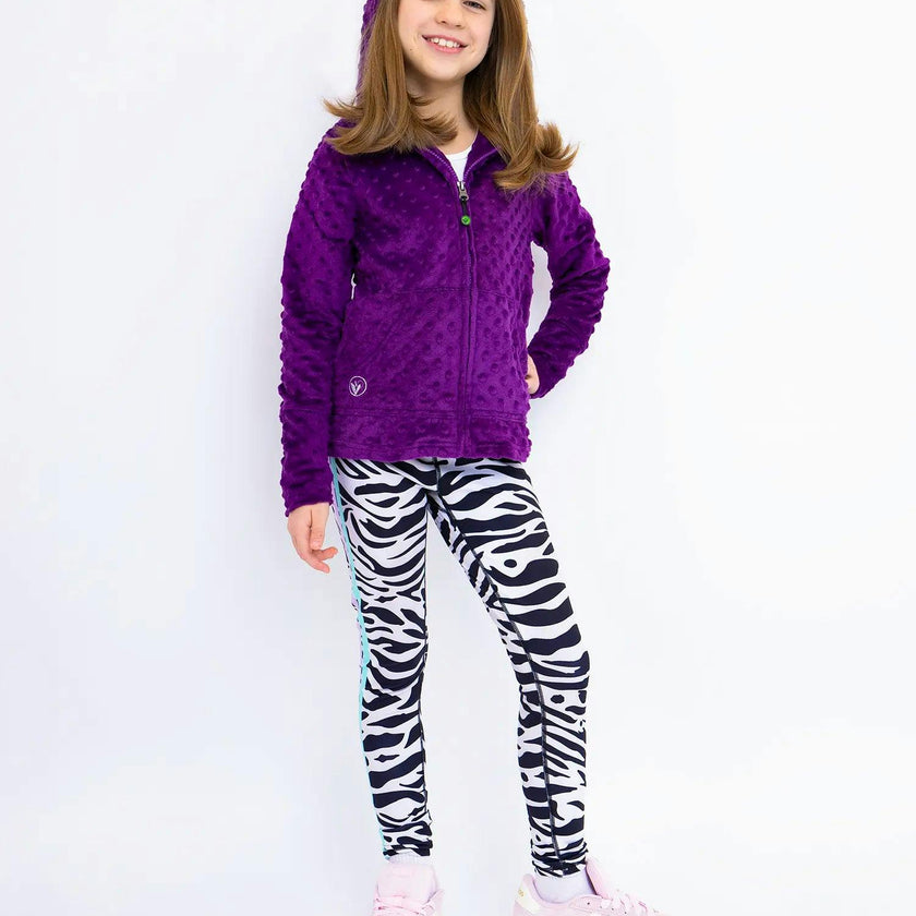 Mindy - Printed Zebra Activewear Leggings
