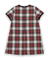 Tartan Plaid Dress With Bows