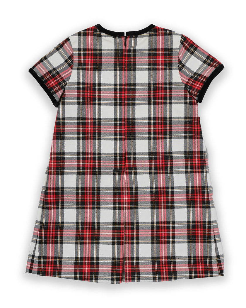 Tartan Plaid Dress With Bows