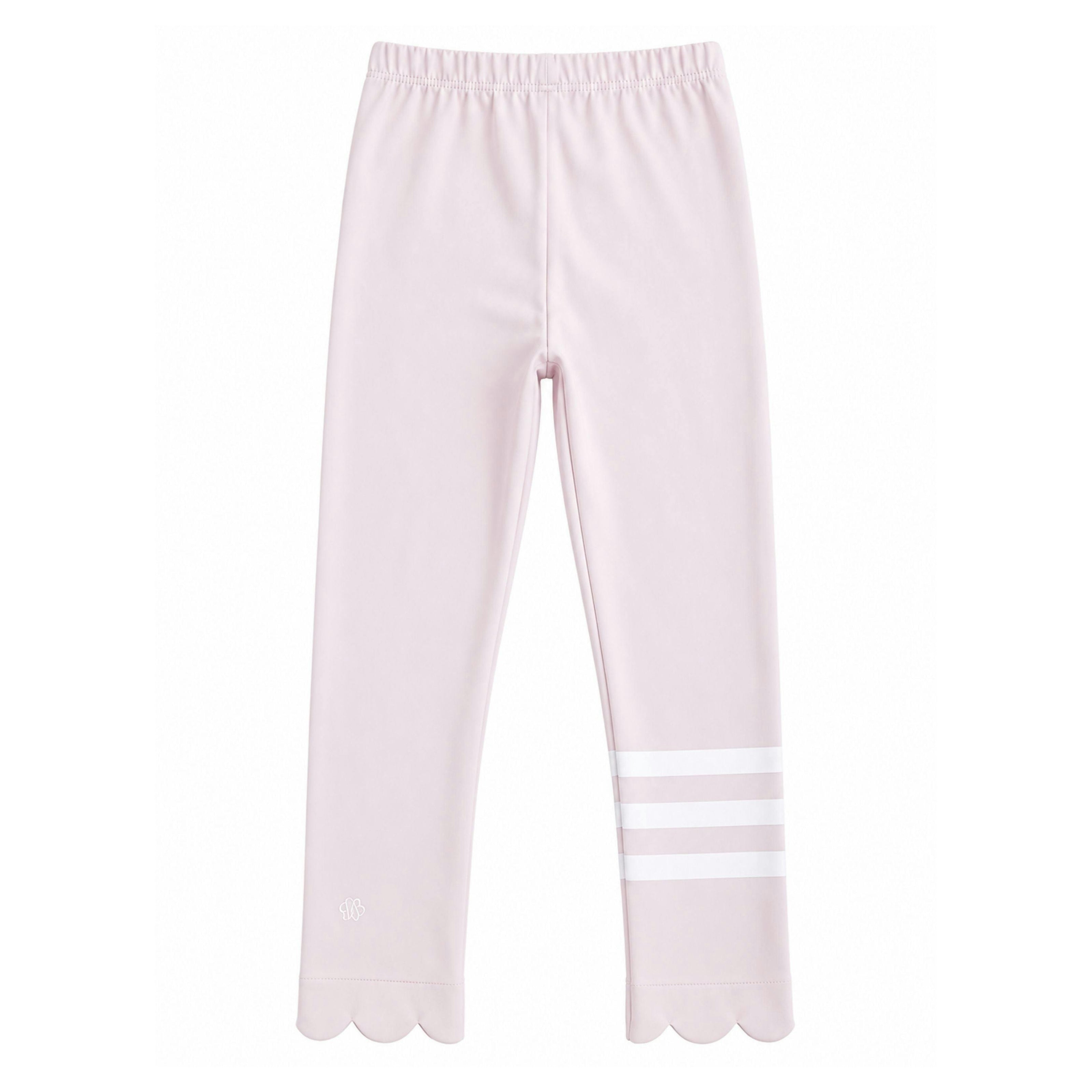 Striped Scalloped Legging