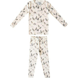 Ultra Soft Long Sleeve Two-Piece Pajama Set, Prints