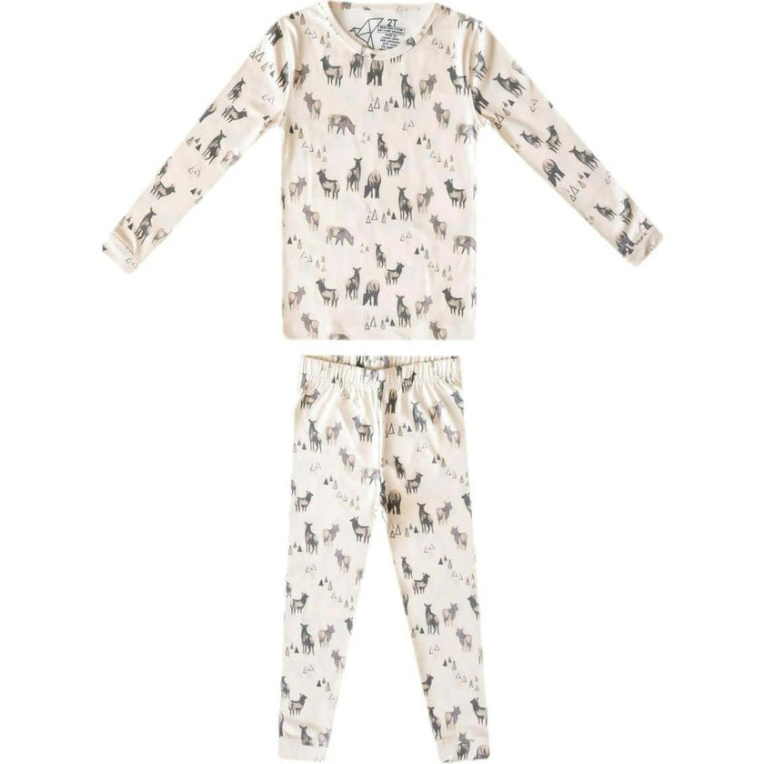 Ultra Soft Long Sleeve Two-Piece Pajama Set, Prints