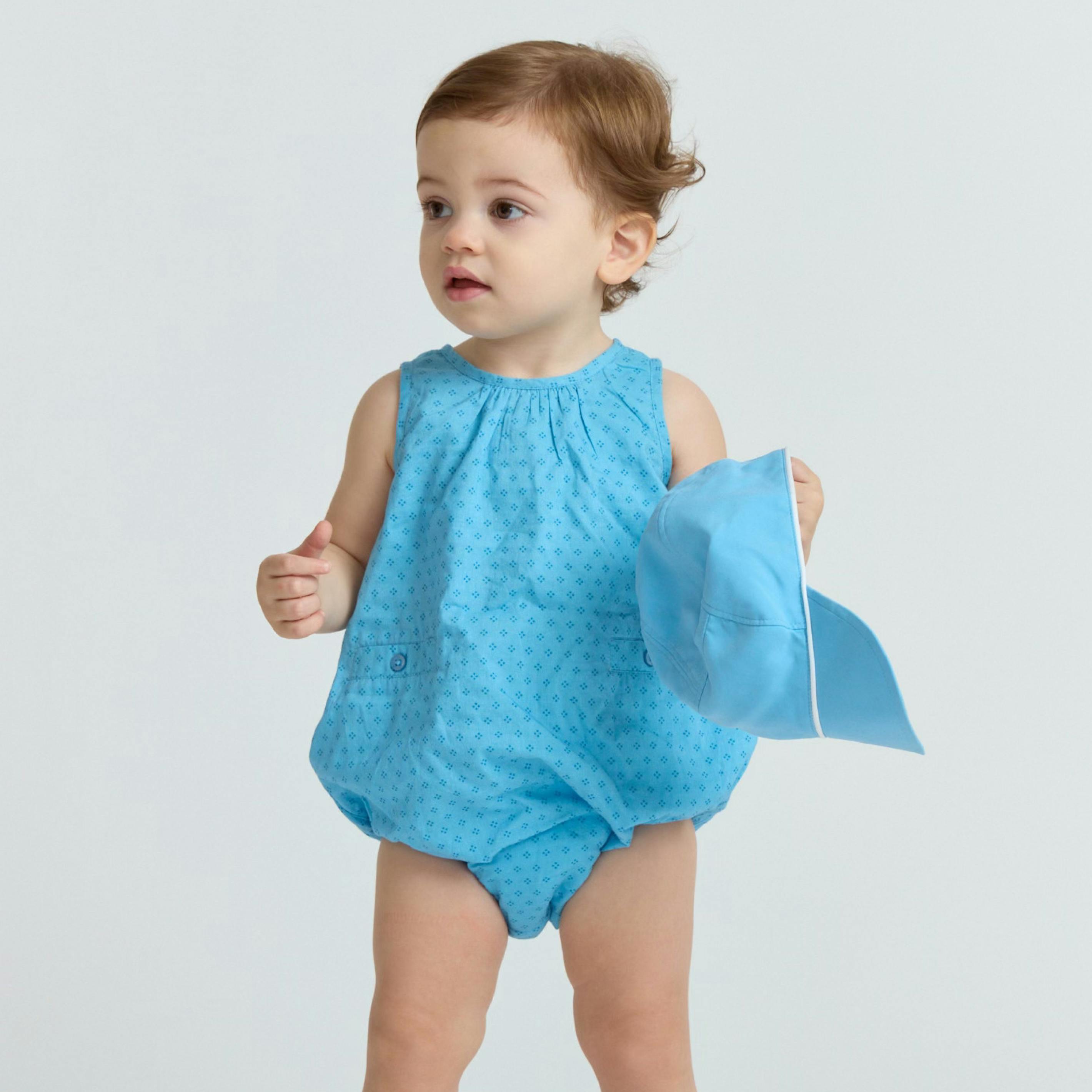 baby le marin blue cap hat