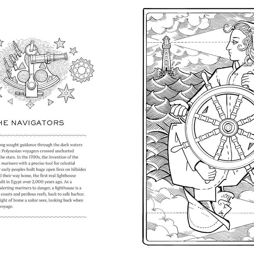 Working Boats Coloring Book