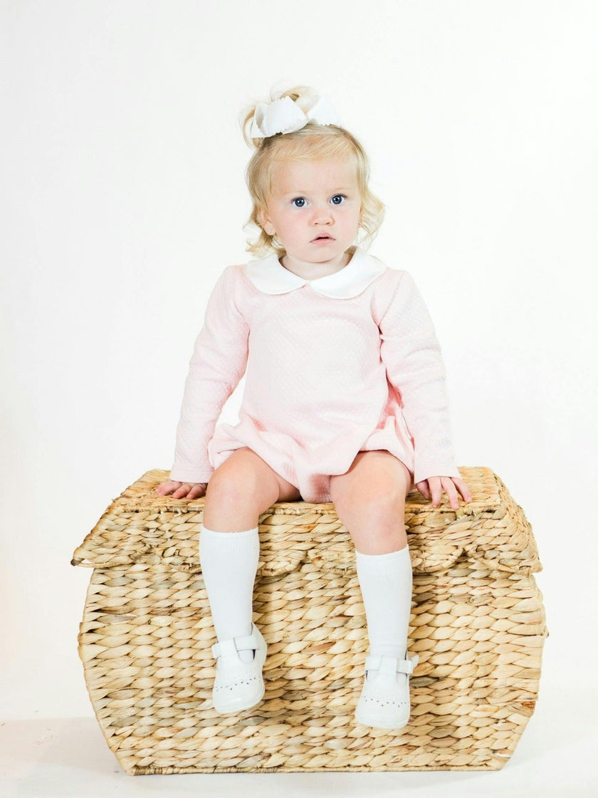 Diamond Quilt Long Sleeve Pima Bubble