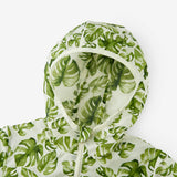 Island Leaf Hooded Sun Shield Windbreaker Jacket