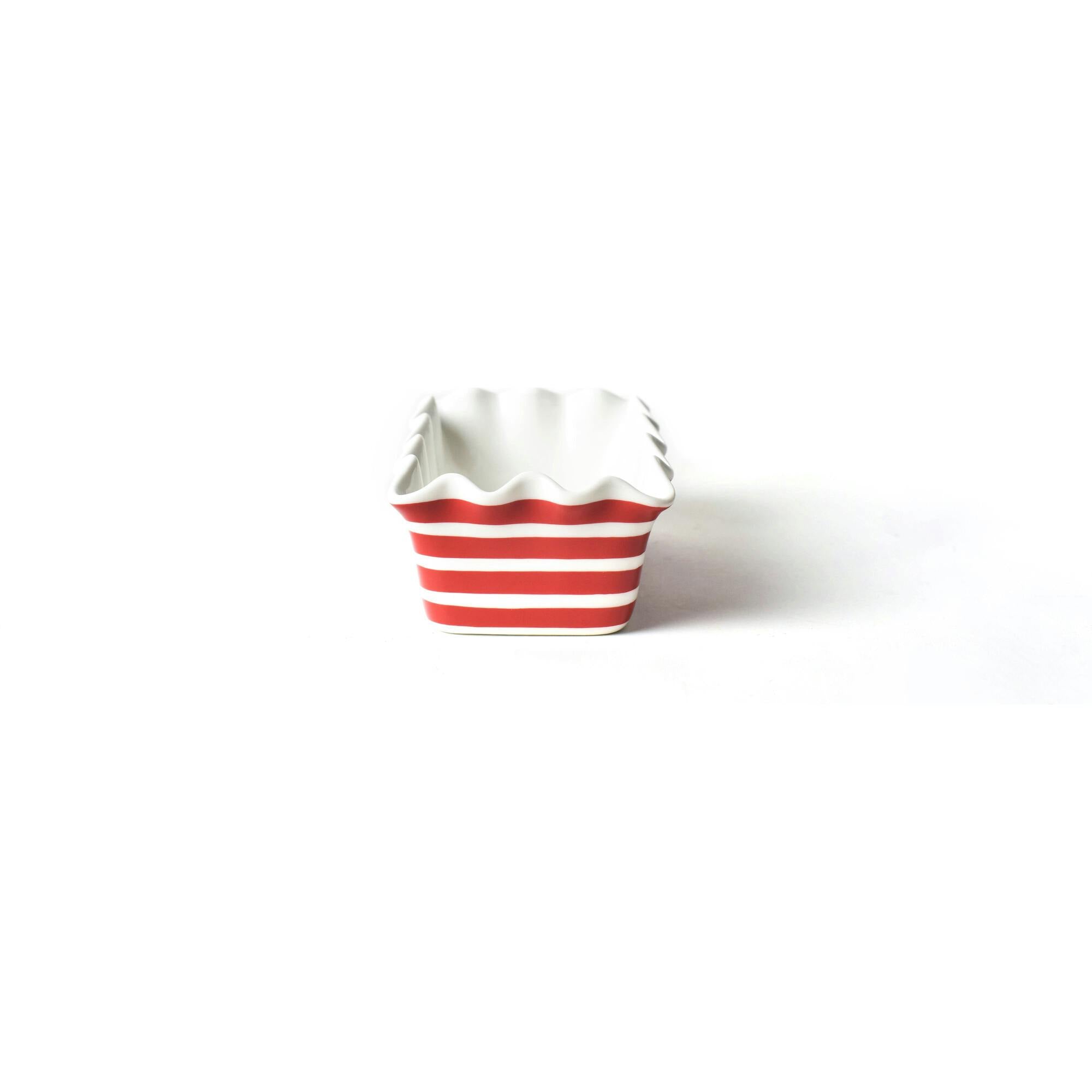 Red Stripe Ruffle Loaf Pan