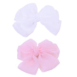 Multicolor Ribbon Bow Hairclip Set