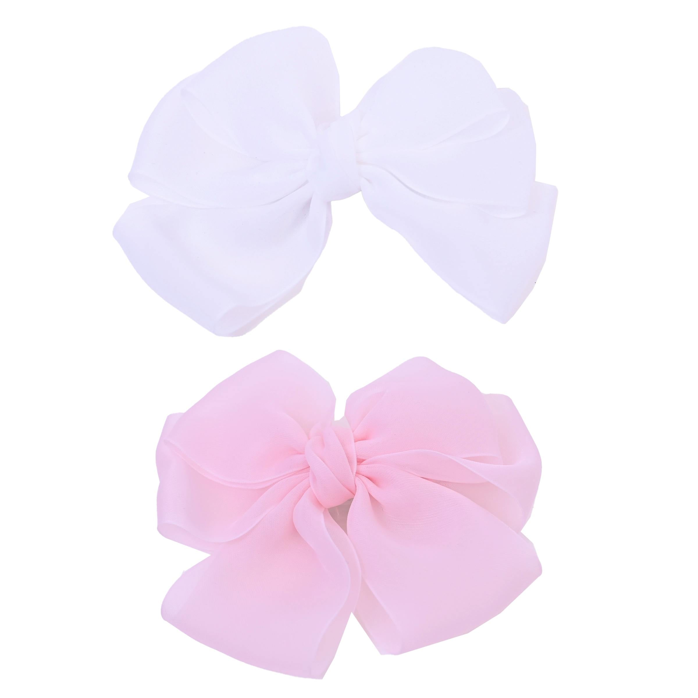 Multicolor Ribbon Bow Hairclip Set