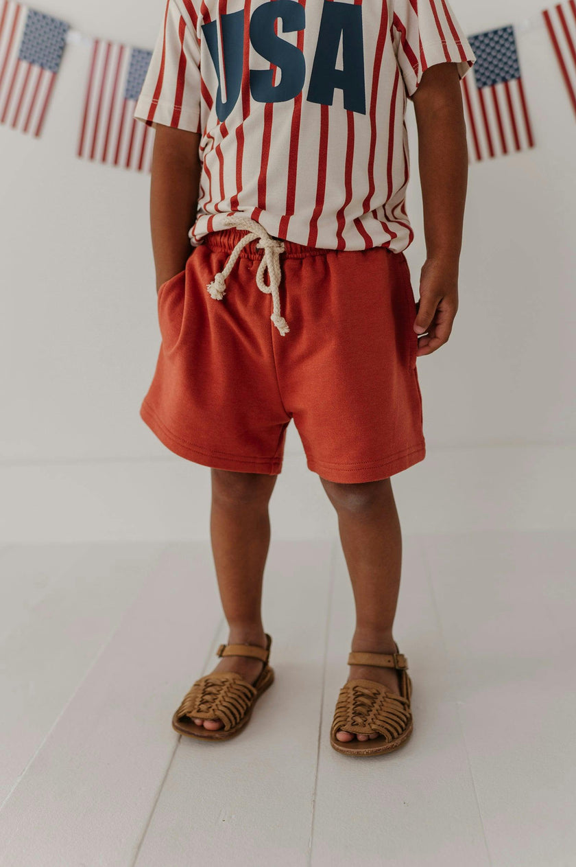 Boys Everyday Shorts in Red