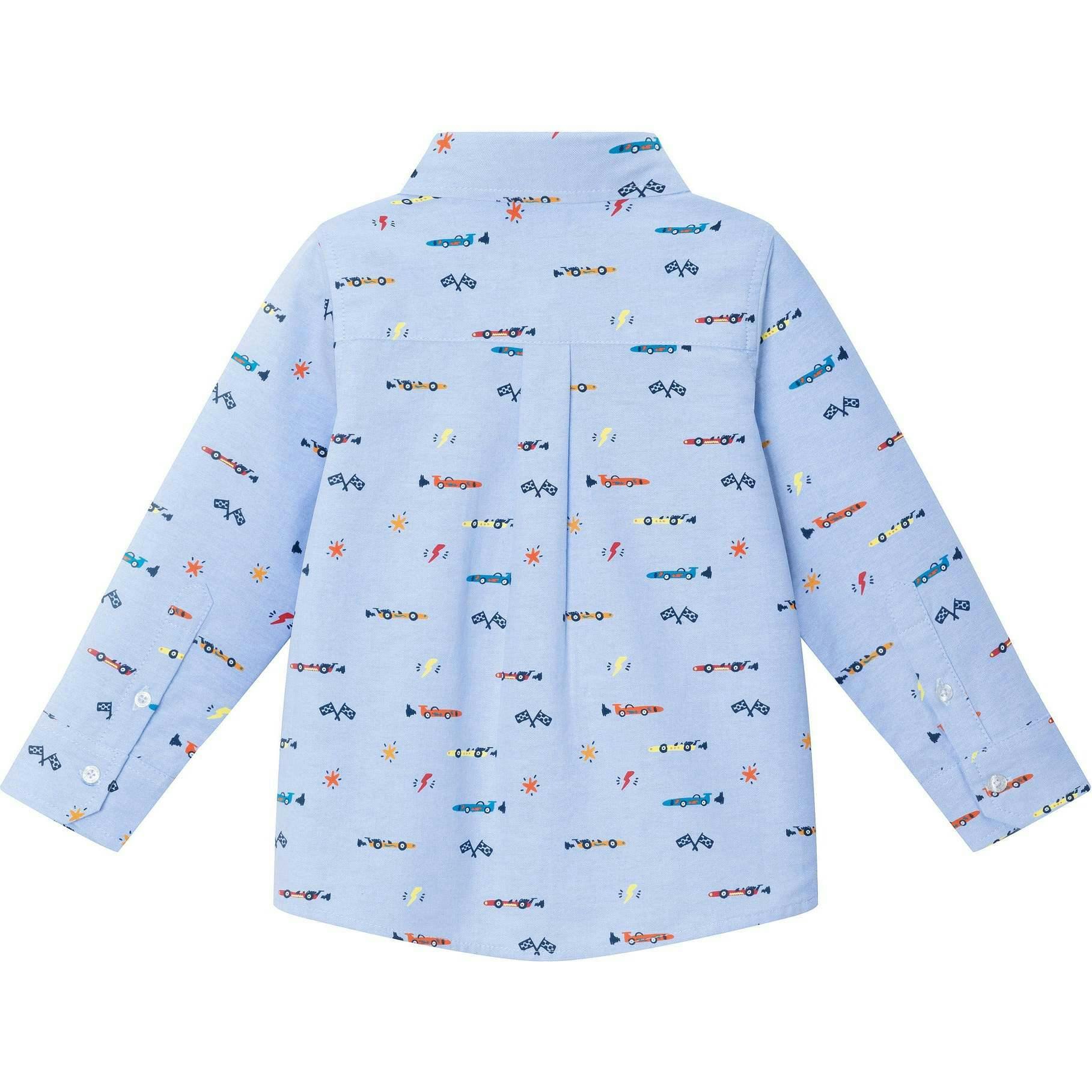 Kids Blue Chambray Buttondown Shirt