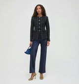 The Warby Coat -  Navy Tartan