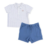 Baseball Stripe - Polo with Everyday Short