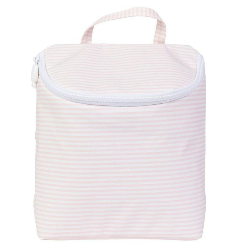 The Bottle Bag in Pink Stripe