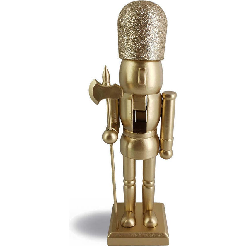 Minimalist Gold Christmas Nutcracker