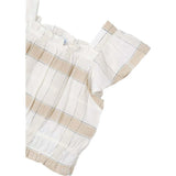 Striped Loose Ruffle Shirt
