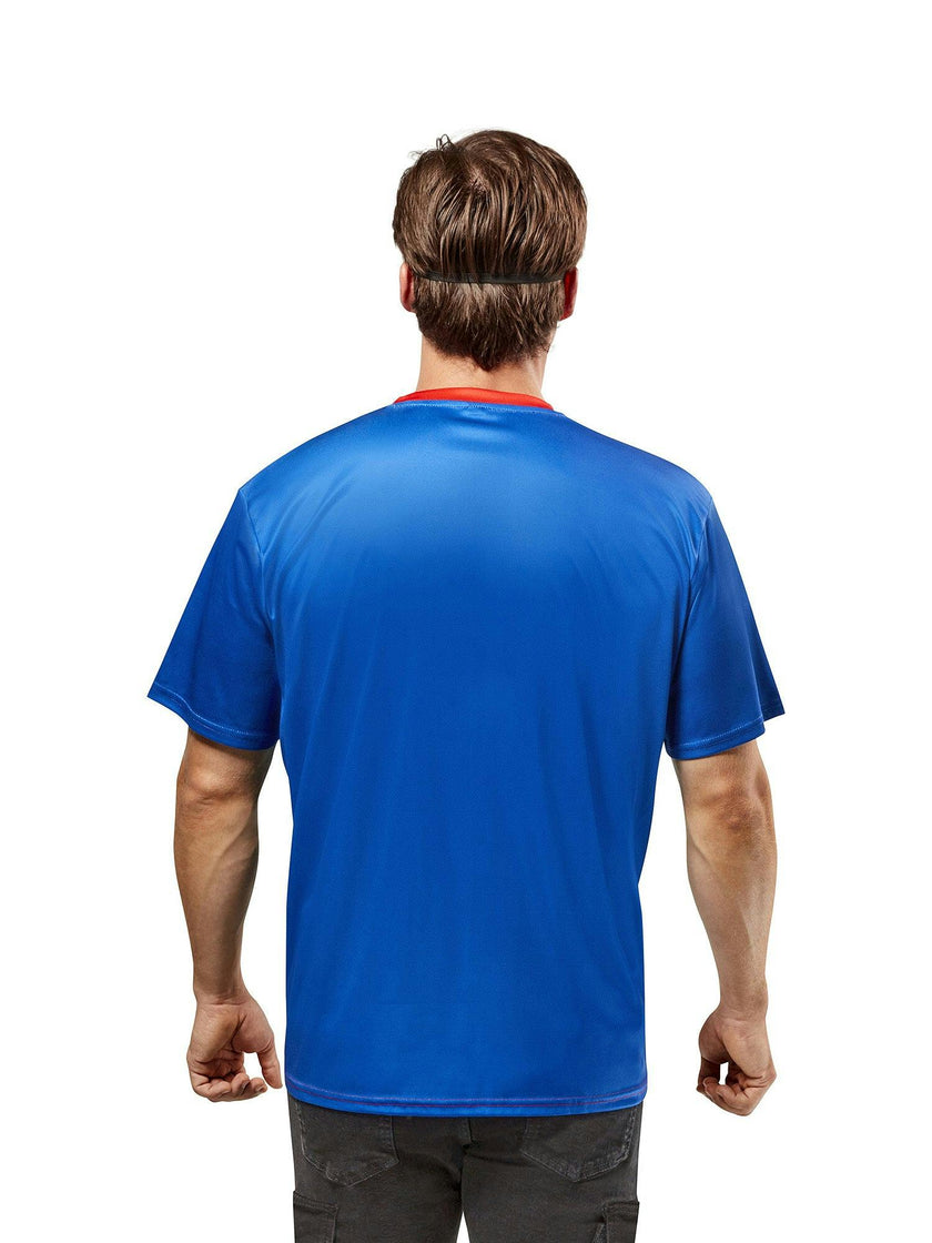 Men's DC Comics Ben Cooper Superman T-Shirt and Half Mask