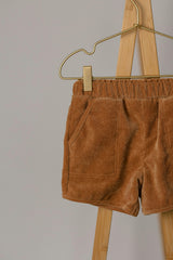 Athletic Short in Proformance Cord In Terra Cotta