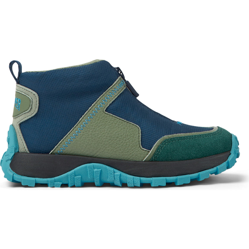 Drift Trail Textile And Leather Sneakers, Blue